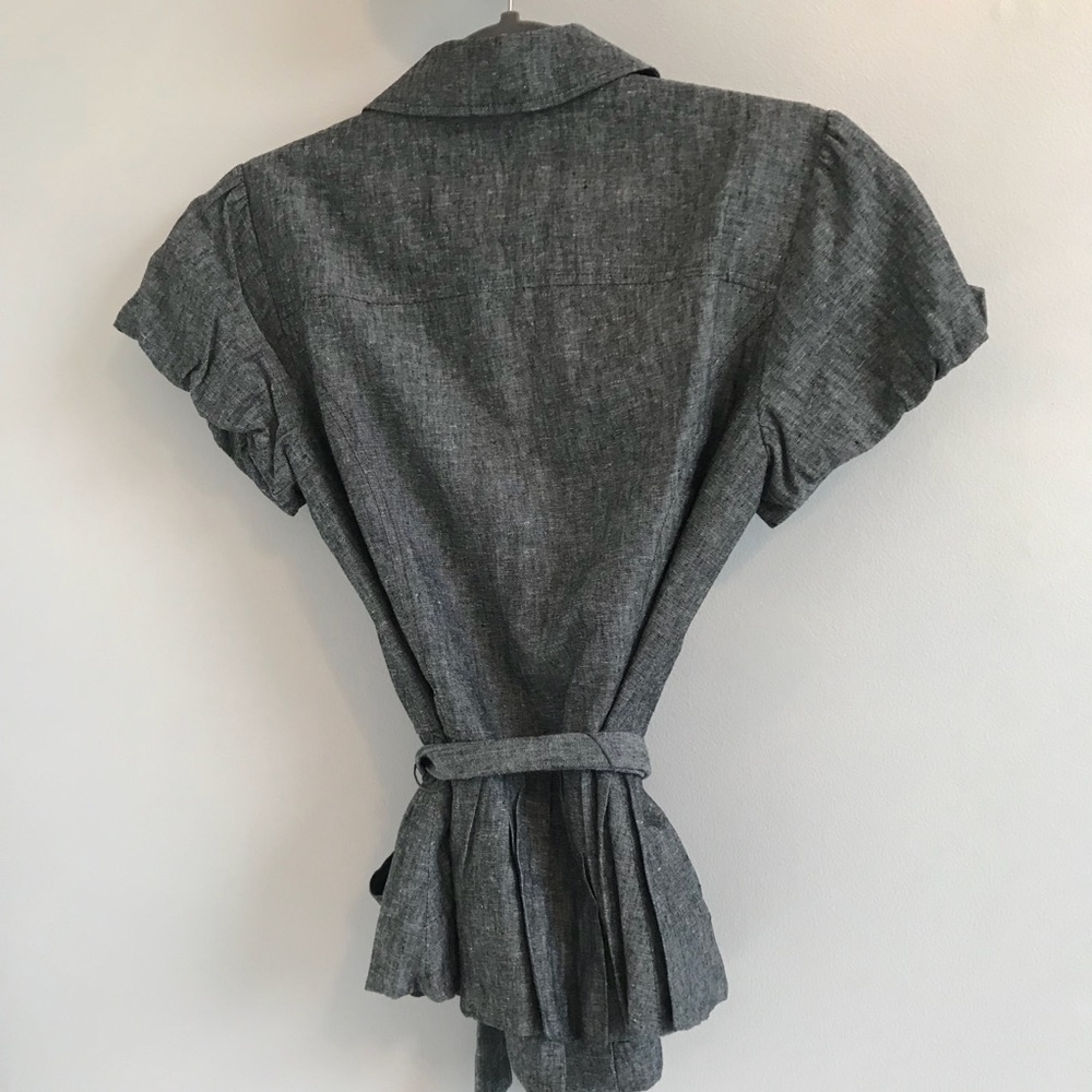 Marbled short sleeve blazer - Picture 4 of 4